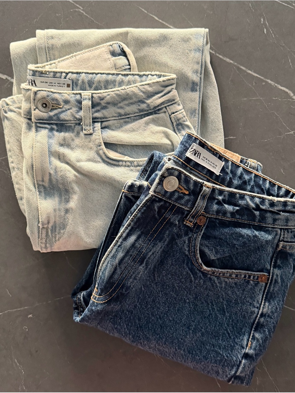 ZARA “Mom” Jeans x2